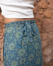 Load image into Gallery viewer, Aqua - Wrap Skirt