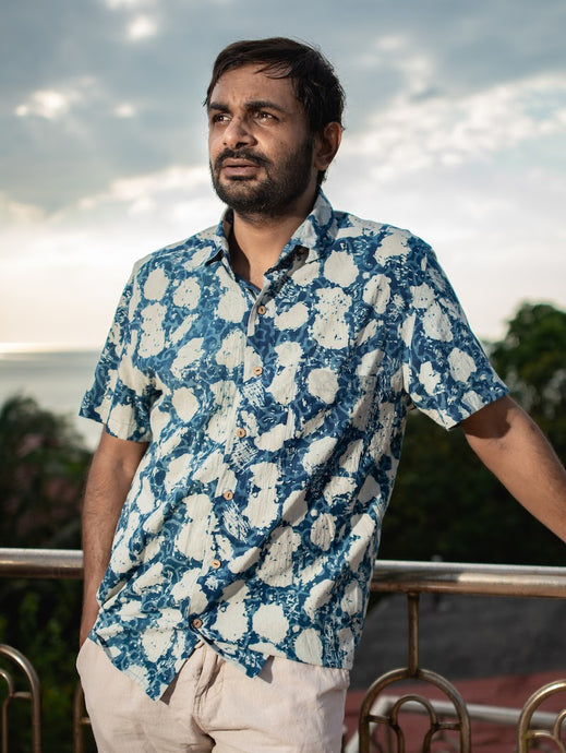 Beachy Tones Cotton Shirt